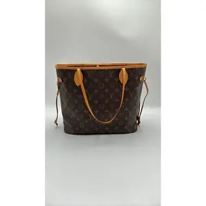 Pre-owned Louis Vuitton Leather Luxury Bags & Accessories Monogram Neverfull MM Int Pink Date Code: TJ1124. Entrupy ID: D3J7BWR.