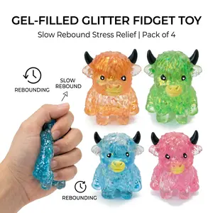 Super Squishy Slow Rebound Cow Toy - Stress Relief Toy, Satisfying Squeeze, Fun Sensory Play for Kids