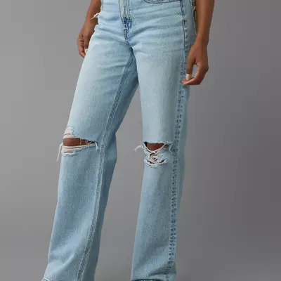 Cropped Jeans Old Navy White Distressed Jeans High Wasted Og Jeans