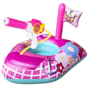 Inflatable Pool Floats Kids-Girls Pool Toys for Toddlers Ages 3-8, Kids Floats for Swimming Pool, Pink Princess Pool Floaties for Summer Water Toys