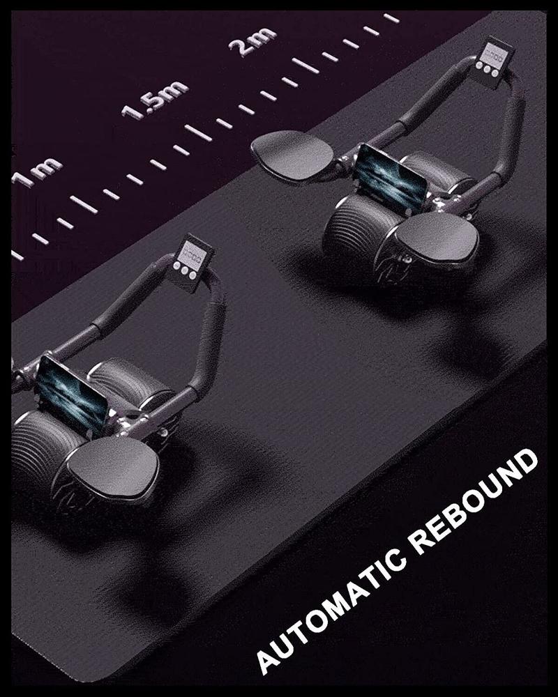 ab roller wheel workout Abdominal Fitness Wheel for Core Muscles Training Automatic Rebound Ab Roller with Timer ab roller wheel workout Abdominal Fitness Wheel for Core Muscles Training Automatic Rebound Ab Roller with Timer