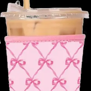 JavaSok Insulated Cup & Mug Sleeve, 22-28oz Neoprene Sleeve for Iced Coffee & Cold Drinks, Helps Keep Drinks Cold for Hours