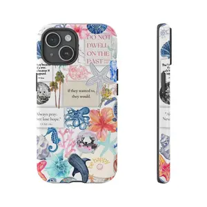 Coastal Cowgirl Collage Phone Case Cute & Preppy Beach Western Phone Cover for iPhone