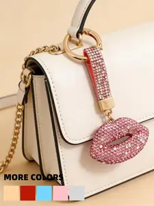 Mother's Day Lips Keychain Pendant, Perfect Gift for Women and Kids, Ideal for Bags, Keys, Car Keys, Phone Chain, Casual Style, All Seasons