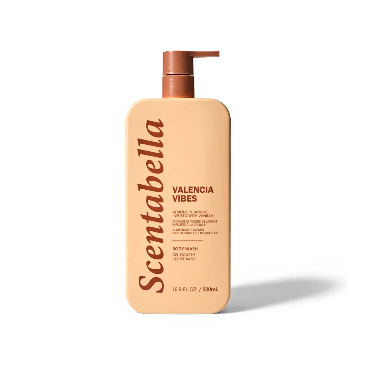 Scentabella Valencia Vibes Perfume Body Wash | Vibrant & Hydrating Scented Shower Soap for Body Care Routine
