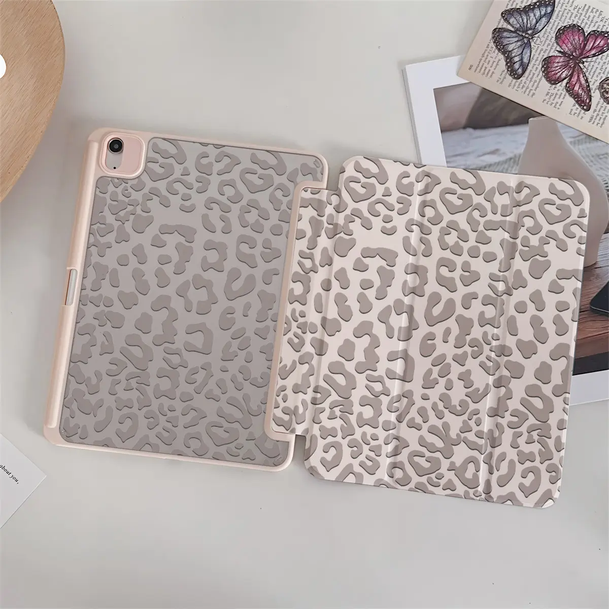 Protective Folio Tablet Case, Ipad Accessories, with Pen Holder compatible with 10th/Air 2/iPad (8th Gen)/iPad Air 4/5/iPad Pro 11/iPad 10th Generation 10.9-inch 2022 Smart Case Tablet Protective Cover
