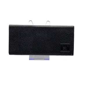Pre-owned BURBERRY Leather Small Leather Goods Long Bifold Credit Card Wallet