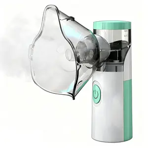Portable Nebulizer for Adults and Kids, Handheld Mesh Nebulizer Machine for facial care, Quiet Cool facial Mist Inhaler for Travel and Home Use, with Mouthpiece and Masks, USB/ AA Battery Operated tiktokshopspringglowup SummerVibes