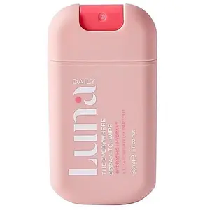 The Everywhere Spray-to-Wipe Hydrating 30ml | Natural Feminine Care, pH Balanced, Vegan, Soothing, Refreshing Jasmine, Intimate Cleanser, Plant-Based, Vitamin E, Irritation Relief