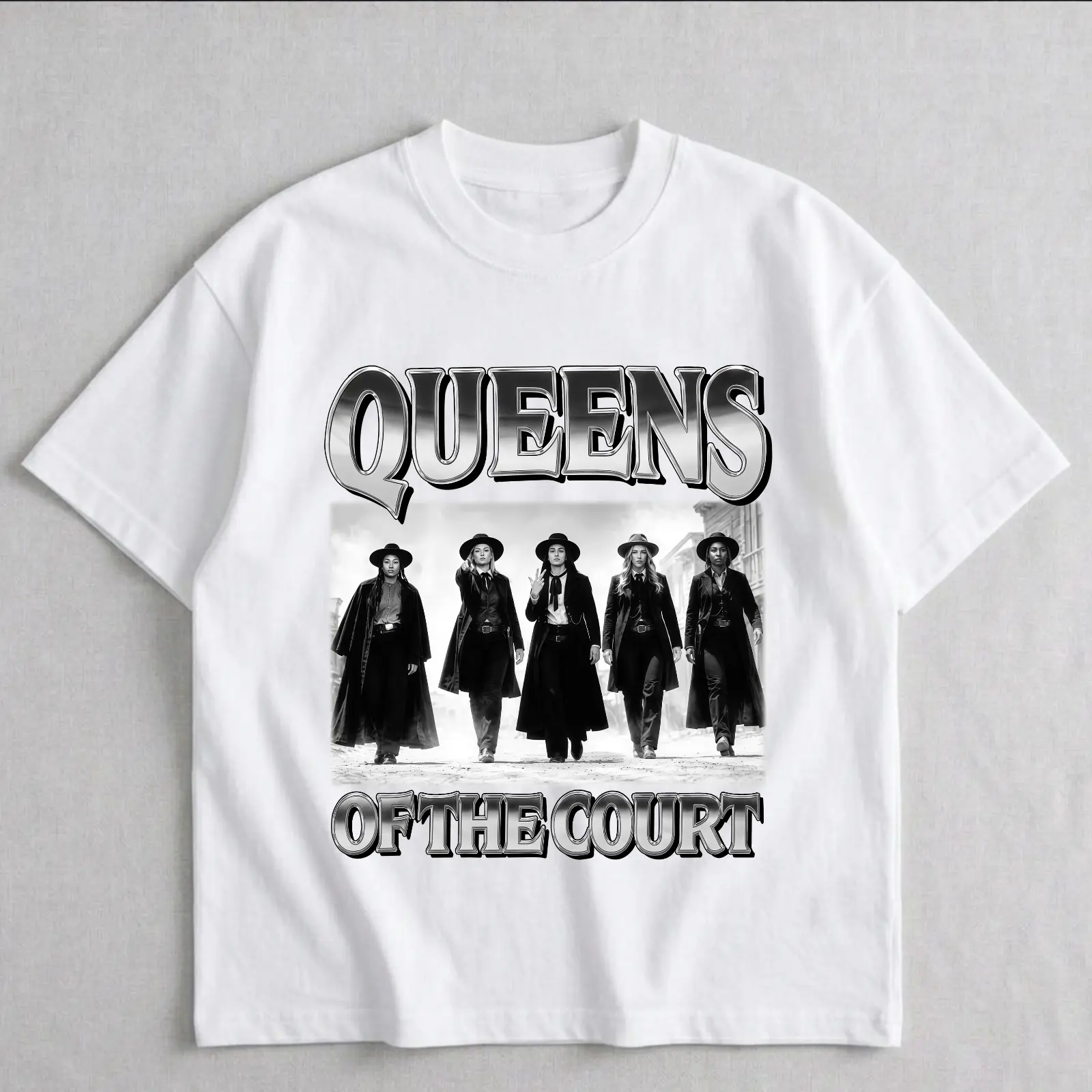 Queen OF The Court T-Shirt Sophie Cunningham and Team Shirt , Unisex Graphic Crewneck,For Men , For Woman