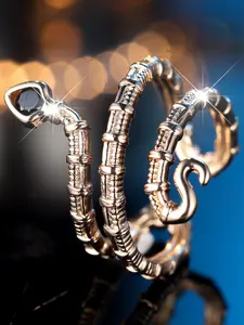 1 Piece Elegant Golden Snake Coil Women's Ring with Synthetic Zirconia Accents Women's Delicate Jewelry Gift Premium Sense Jewelry, Dainty Stacking Rings, Stackable Rings