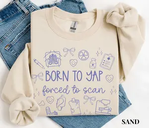 X-Ray Tech T-Shirt / Sweatshirt / Hoodie , X-ray Technologist, Radiology Tech Gift, Pediatric x-ray, Rad Tech Graduation Gift Cotton Crewneck