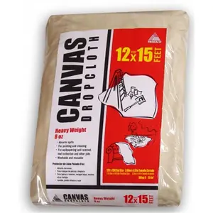 Trimaco 12 x 15 Canvas Drop Cloth 58903