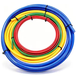 GJANSH 4PCS Conditioning Copper Tubing Pipe Extension 4M, 1/4" 1/2" 3/8" 5/8" Built-in Copper Tube Bending Strip Air Conditioning Pipe Bender Kit