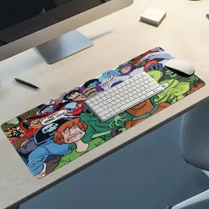 Scooby Doo Mouse Pad with Stitched Edge Desk Mat Keyboard Pad for Laptop Computer