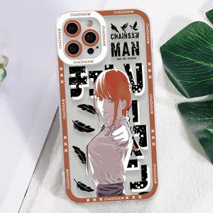 Anime Chainsaw Man Phone Case for iPhone 17 Air 16 15 14 13 12 11 Pro Max Plus