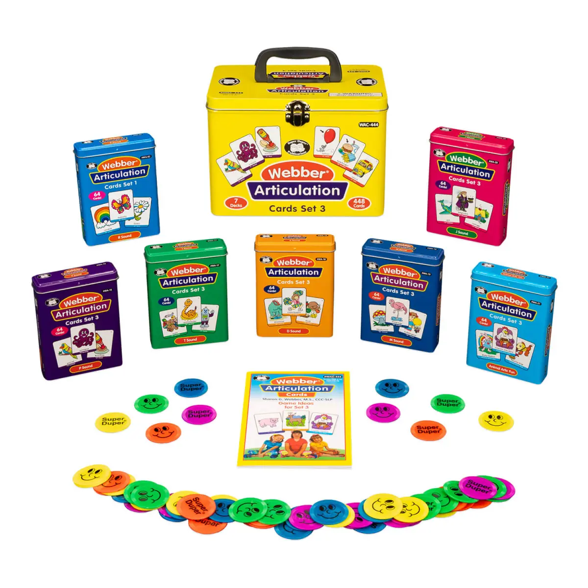 Webber Articulation Cards Bundle III – Speech Therapy Cards for Kids, Articulation & Pronunciation Practice, Speech Sound Production, Language Development Games, SLP Resources, Autism Learning Materials, Homeschool & Special Education Activities