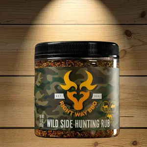 Right Way BBQ Wild Side Hunting Rub - Premium Seasoning for Elk, Deer and Bison with Natural Ingredients