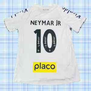 2025 2026 New Santos Home White No.10 Neymar Short Sleeves Soccer Jersey