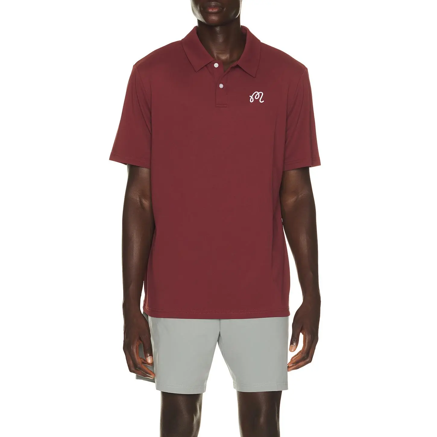Malbon Fairway Polo in Raspberry Truffle