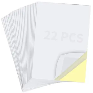 22 Sheets Clear Double Sided Adhesive Tape Sheets for Craft,Sticky Tumbler Tape Wide Large Double Sided Tape Sheets for DIY Art,Craft,Home Decorative Tape