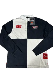 Guinness Checkered Canterbury Rugby Polo Shirt