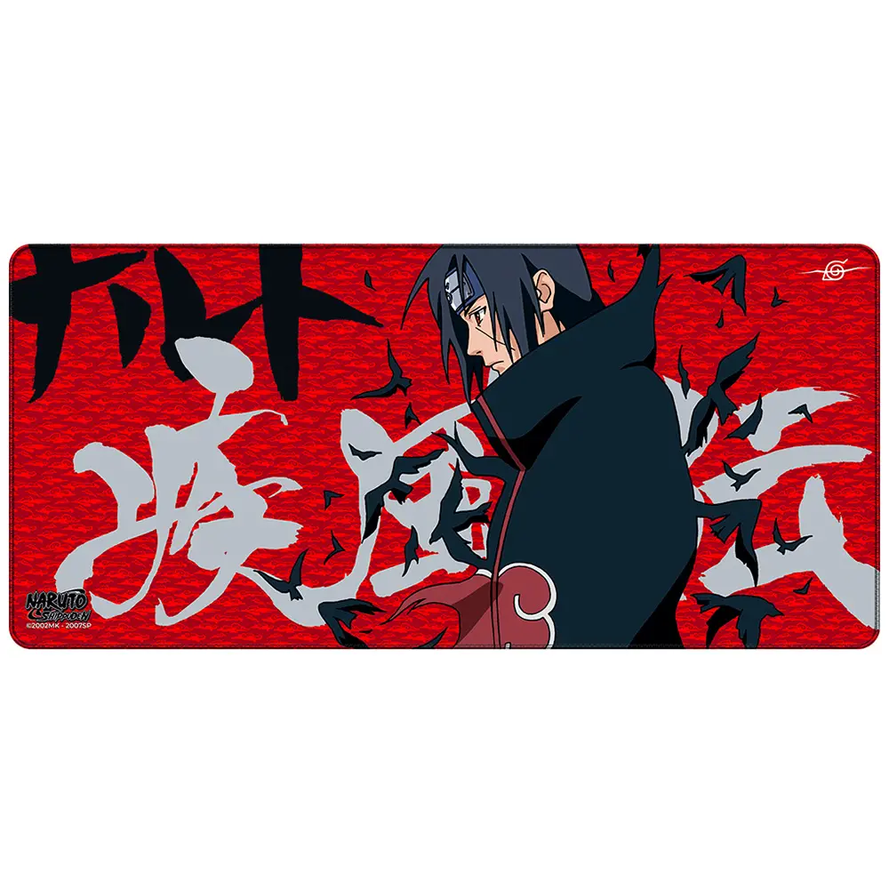 Narut0 Playmat Sharingan Ninja Desk Mat Anime Mousepad Gaming Keyboard Mouse Pad