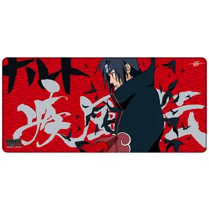 Narut0 Playmat Sharingan Ninja Desk Mat Anime Mousepad Gaming Keyboard Mouse Pad