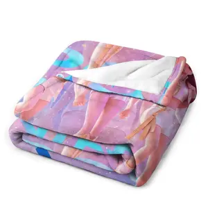 Kawaii Kpop Fantasy Idol Theme Blanket, Soft Flannel Throw for Couch, Sofa & Bed, Cozy Fleece Blanket for Living Room, Office, Camping & Room Decor, Great Gift for K-Pop Fans & Anime Lovers