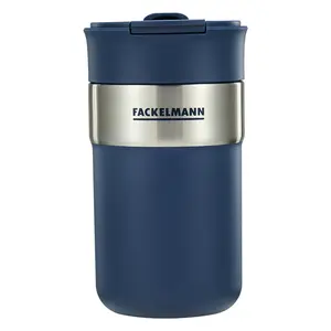 FACKELMANN Insulated Coffee Mug Keeps Drinks Hot or Cold Longer 360° Leak-Proof Seal Lightweight & Portable Just Grab and Go Peace of Mind