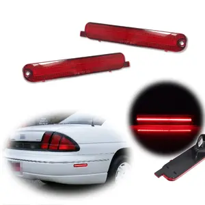 2PCS Red LED Rear Side Marker lamps Lights For 1995-2001 Chevy Lumina & 1995-1999 Monte Carlo,Replace OEM 5978475, 5976715, GM2550158, 5978476, 5976716, GM2551158, 5978477, 5976717, GM2860108, 5978478, 5976718, GM2861108