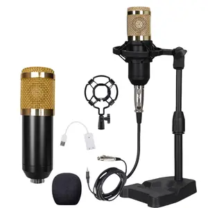 Professional USB Condenser Microphone Kit with Metal Capsule, Compatible with PC/laptop/MAC, Ideal for Podcasting & Recording