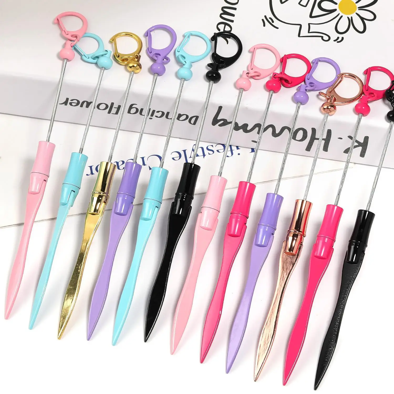 【P255】5PCS/Bag Creative DIY Bead-Stripping Letter-Opening Tool. DIY Bead-Stringing Mailbox Cutter.