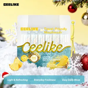 CEELIKE Travel-Friendly Mouthwash (Tropical Breeze Flavor) | Powerful Antibacterial, Long-Lasting Freshness, Natural Formula, Convenient for Travel