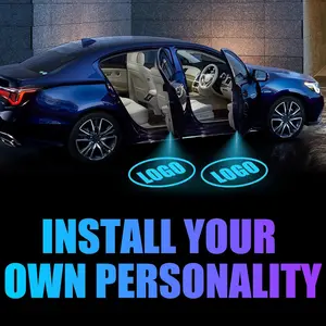 2/4Pcs Car Door Lights Logo Projector Compatible with LS/ES/is/LX/RX/GS/GX/RC/UX Car Accessories, No Fade HD LED Car Welcome Projector Lights, 3D Ghost Shadow Light