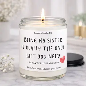 Gifts for sister, sister candle, sister gift ideas, sister birthday gifts, funny gifts for sister, birthday gifts for sister, Scented candles, Sister gifts, Personalized gifts for sister, gifts for sister, Lavender scent, fragrance candle, fyp