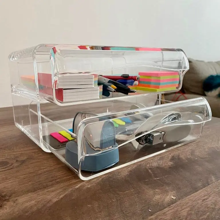 Acrylic 2-Drawer Organizer