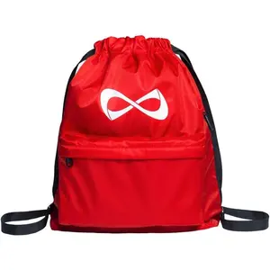 Drawstring Backpack Durable Gym Backpack - Large Capacity,  Backpack, Multi-Compartment Cinch Bag