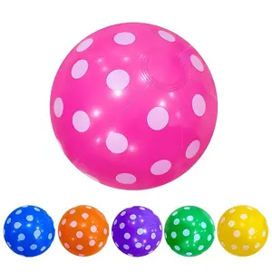 1 inflatable beach ball, PVC multi-color plastic ball, the best choice for water entertainment, pool party and beach party.