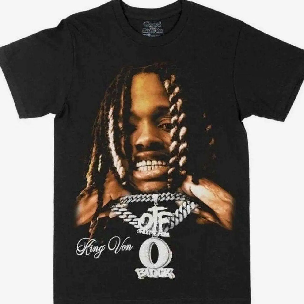 Youth + Adult King Von Big Face Graphic Tee, Vintage Rap Shirt, Retro 90s Hip Hop graphic tee, Streetwear, Family Trip Shirt OQX UAZ 0K5 HIO TPH XDX WOC