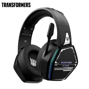 Transformers TF-G10 Wireless Gaming Headsets 2.4G+Bluetooth Compatible Headphones, High-Fidelity Surround 7.1 Audio Earphones with Noise Canceling Mic, Low Latency Gaming & Music Dual Mode