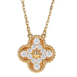 Pre-owned Van Cleef & Arpels Vintage Alhambra Pendant Necklace