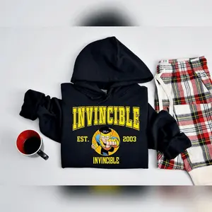 Invincible Characters Comic Hoodie Relaxed Fit Hoodie Vintage Style Tee Cozy Unisex Sweatshirt Hoodied Comfy Cotton Hoodies