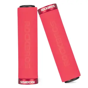 ROCKBROS Handlebar Grips Lock-On Design Bicycle Grips Shock-absorbing and Non-slip Grips made of Thickened Sponge for 22.2mm Handlebars