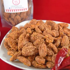 Nana's Sugar Free Keto Friendly Sweet & Spicy Candied Pecans Perfectly Slow Roasted Gluten Free Dairy Free Low Carb Snack