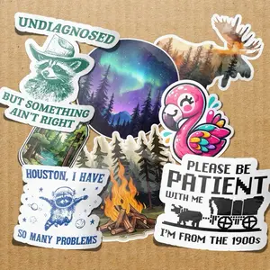Premium Vinyl Stickers 3-inch - Crafted in Western Massachusetts • Indoor/Outdoor • Waterproof • Dishwasher Safe