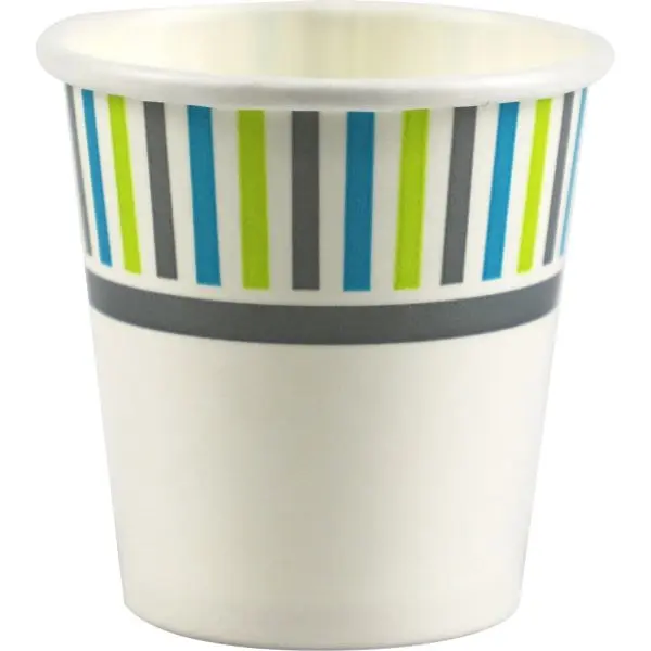212 MAIN Disposable 3oz Cold Paper Cups - Spill-Proof Cups for Cold Drinks, Home & Festive Party Supplies, Pack of 50