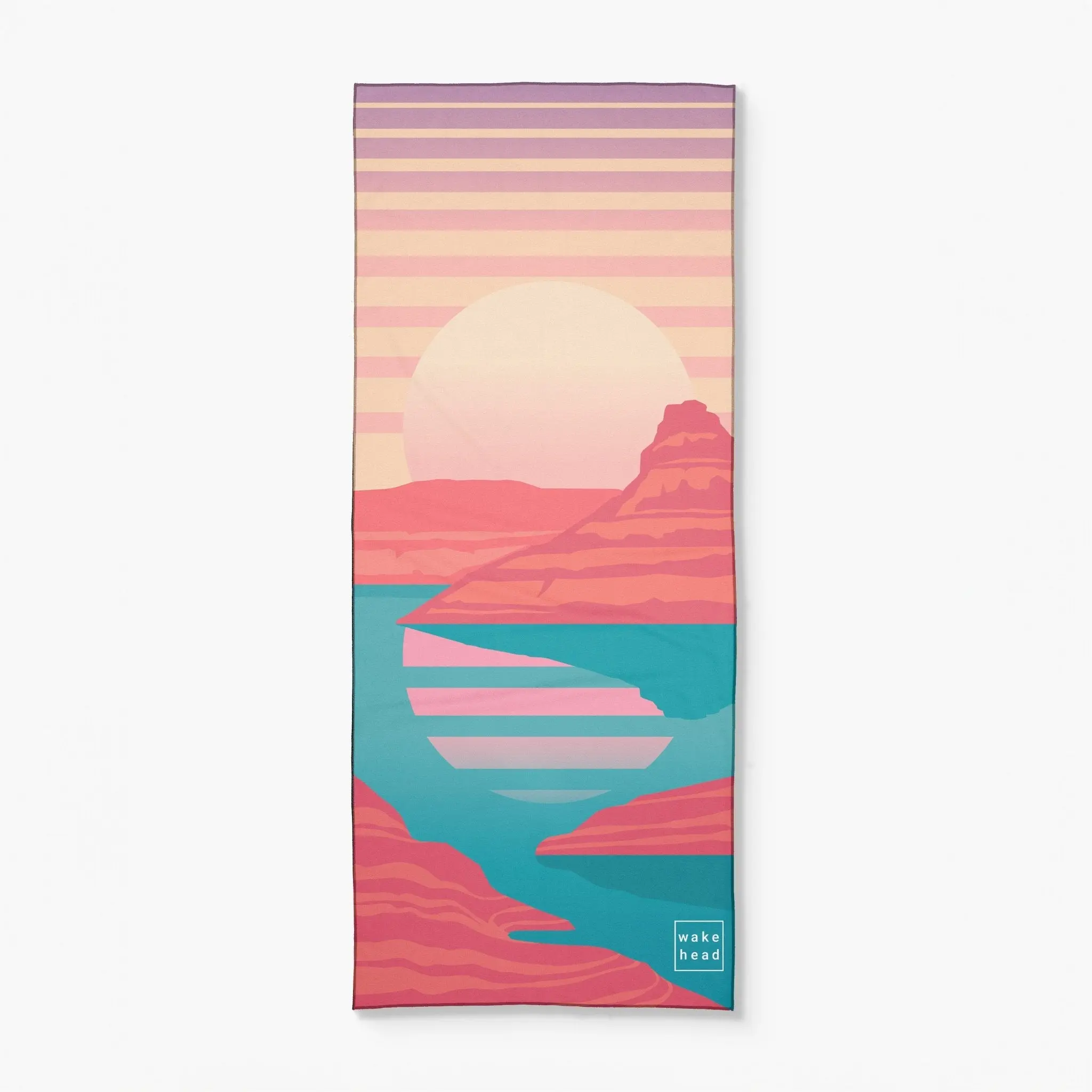 Twilight Recycled Fiber Sand Beach Towel - 73x30in Oversized, Quick-Dry, Lightweight, Synthetic, with Drawstring & Hanging Loop for Home Bathroom Use, Sand Beach Towels