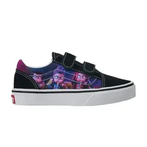 K-Pop Demon Hunters x Vans Old Skool Little Kid 'Black Purple'