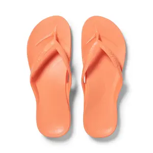 Arch Support Flip Flops - Comfortable & Supportive Sandals for Women - Peach - Archies Footwear
